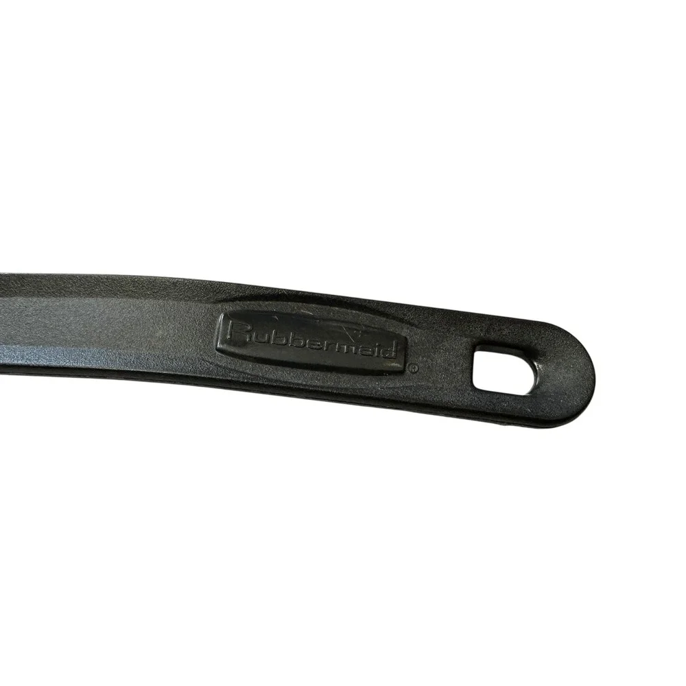 Rubbermaid‎ Black Plastic Slotted Serving Spoon Perforated Basted Nylon 1974